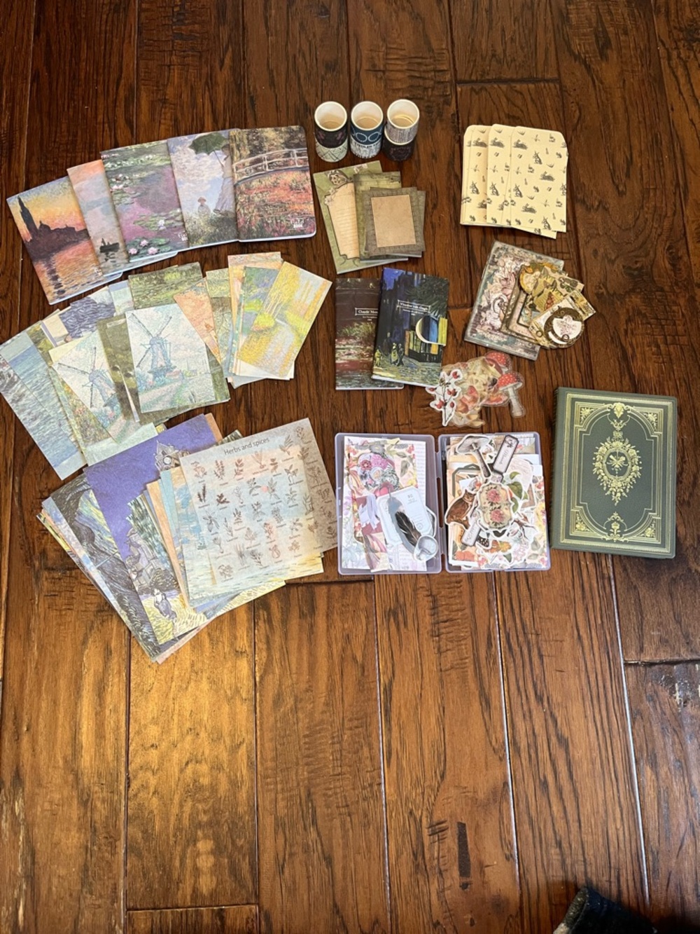 Vintage Floral Ephemera Kit